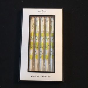 kate spade Mechanical Pencil Set with Lemon Design